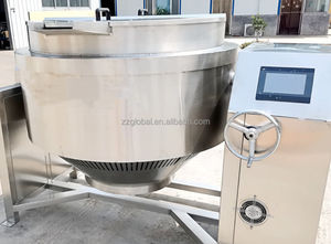 Global 304 acier inoxydable pâte à pression industrielle soupe aux bonbons bouilloire de cuisson marmites de cuisson commerciales bouilloire à chemise vapeur - Product Image 3