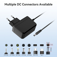 Adaptateur mural personnalisé en usine, prise EU US AU UK AR, alimentation 5V 12V 1A 1.5A 2A 3A, adaptateur AC DC pour routeur Wifi