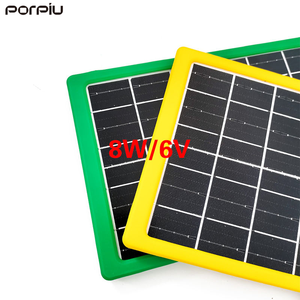 PORPIU Mini 8W Panneau <span class=keywords><strong>Solaire</strong></span> Haute Qualité USB Charge Mobile Charge pour Android & <span class=keywords><strong>iPhone</strong></span> 6V Régulateur avec Technologie MPPT - Product Image 4