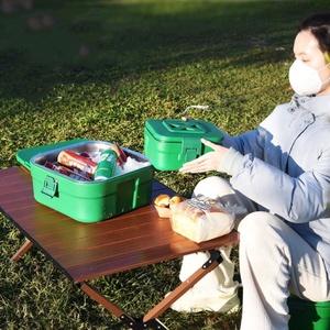 Mini đôi-tường cách điện Công cụ thép không gỉ phích hình chữ nhật thực phẩm lưu trữ container lĩnh vực Bar Cooler <span class=keywords><strong>Box</strong></span> Đối với trang chủ sử dụng - Product Image 2