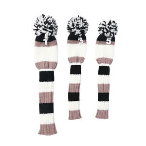 Fundas para Palos de <span class=keywords><strong>Golf</strong></span> con Diseño de Tablero de Ajedrez, Impermeables, con Pompones, para Driver y Fairway Wood, con Cierre Elástico, <span class=keywords><strong>Precio</strong></span> de Fábrica China - Product Image 5