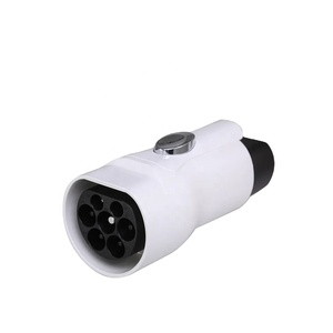 Adaptateur EV 22KW 32A 380V AC Type 2, <span class=keywords><strong>prise</strong></span> mâle GBT pour <span class=keywords><strong>voiture</strong></span> chinoise GB/T, adaptateur triphasé Type 2 vers GBT - Product Image 1