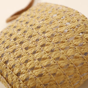 Borsa per bambini piccola borsa all'ingrosso estiva mini borsa leggera a tracolla da viaggio in mare intrecciata borsa di paglia per bambini - Product Image 6