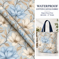 Sac fourre-tout personnalisé en toile de coton, marqueur textile imperméable, tissu 100 % toile de coton sans MOQ pour sacs d'extérieur et décoration intérieure
