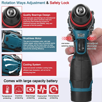 Taladro inalámbrico portátil Tool Leader de 18V, destornillador flexible, mini taladro, taladros eléctricos de alta calidad para el hogar