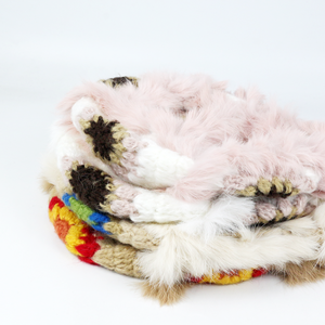 Vente chaude Unisexe Stretch Chapeau Personnalisé Acrylique Fourrure Moelleux Fourrure Tricoté Bonnet Chapeaux Avec Jacquard <span class=keywords><strong>Mohair</strong></span> - Product Image 6