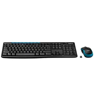 Nuevo 2023 para Logitech 104 Keys MK275 USB 2,4 Ghz Wireless Black Keyboard and Mouse Combo para computadora de oficina y de negocios