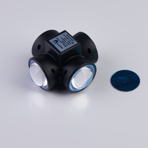 Veilleuse Traditionnelle Arc-en-ciel avec Capteur de Mouvement, 4 Lumières de Projection LED Colorées, Écologique, en ABS, Décoration Murale à Brancher, Certifiée ETL - Product Image 3