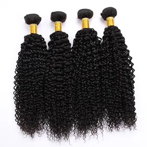 Pacchi Dei Capelli umani di 100% Dell'onda Del Corpo Meche Humain Bresilienne En Chine 3 Bundle con chiusura Del Merletto