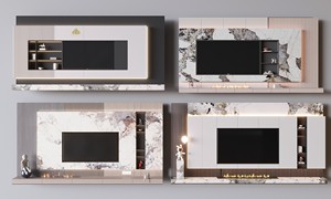 Mueble de TV y Armario de Pared de Lujo Personalizados, Disponibles como Muestras de Fábrica en China, para Mayoristas, Tiendas y Diseñadores - Product Image 3