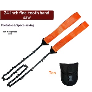 Handliche, wasserdichte, faltbare Stahlkettensäge, 24 Zoll, Manganstahl-Seilsäge, 1L Outdoor-Rucksack-Baumschneidewerkzeug - Product Image 5