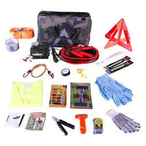 Xe Khẩn Cấp Kit Bên Đường An Toàn Công Cụ Kit Với Găng Tay Cảnh Báo Tam Giác Đèn Pin Cho Phụ Nữ, Nam Giới, Thanh Thiếu Niên - Product Image 3