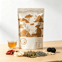 덴드로비움 화산 6대 보물차 50g 백합 꽃눈구슬 잡눈눈잎 천연 밸런스 보태니컬 OEM 루미플로라 1년 유통기한