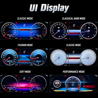 Speedometer LCD 12,3 inci & Panel Instrumen Digital untuk Mercedes-Benz W205 C/GLC X253 (2015-2022) Kit Retrofit/Upgrade Baru