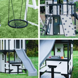 Aire de jeux extérieure GlideGalore, <span class=keywords><strong>zone</strong></span> d'aventure ultime pour enfants avec balançoires et toboggans - Product Image 3