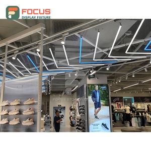 Custom Shop Interior Powder Coated Metal Display Cabinet Oem Service Franchise Clothing Store - Product Image 4