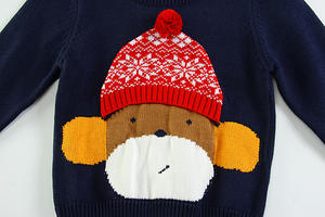 Suéter Navideño Infantil Divertido y Elegante con Patrón de Punto para Primavera y Otoño - Product Image 5