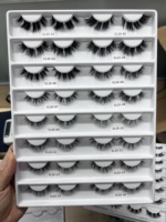 Faux cils 3D en bande, effet naturel, vente en gros, marque privée, avec logo personnalisé
