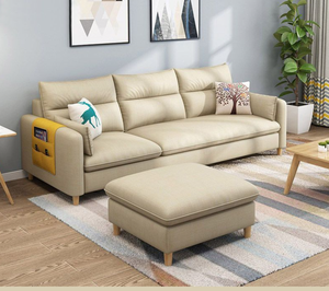 Sofá de Tela para Varias Personas, Apto para Sala de Estar y Dormitorio, Desmontable y Lavable, Sofá Informal - Product Image 1