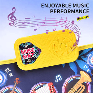 Tapis musical pour enfants, 6 sons d'instruments et 9 mélodies, tapis musical interactif pour tout-petits, éducation précoce - Product Image 4