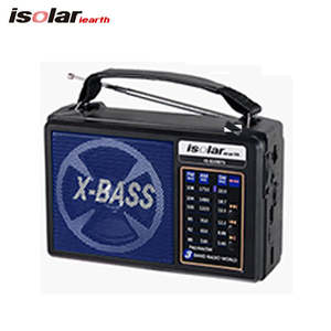 Radio Solar Portátil isolar, Radio de Emergencia FM AM SW, Radio BT con Altavoz y Linterna - Product Image 1