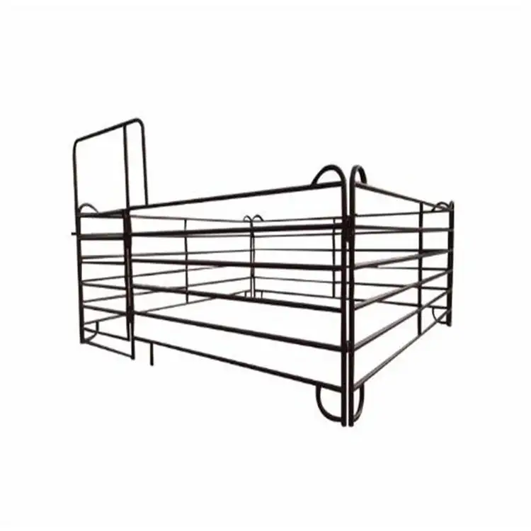 Clôture de corral panneau de bétail galvanisé portable clôture de cheval en acier clôture de ferme et portails