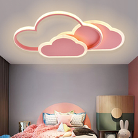 Chambre d'enfant Chambre à coucher Décoration de la maison Macarons Couleur Nuages Led Plafond Lustre Moderne Led Lustre Éclairage