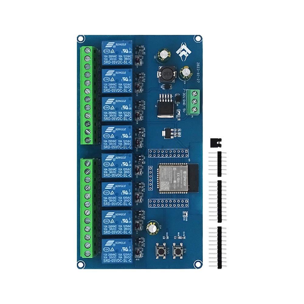 2-Kanal WLAN-Relaismodul 30A ESP32-WROOM-32E Entwicklungsplatinenmodul 2-Kanal WLAN-Relaismodul 30A ESP32-WROOM-32E Entwicklungsplatinenmodul