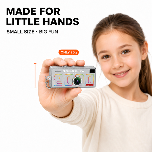 Smart Camera Large Storage Micro Camera Miniature Recorder Small Pocket Device Mini Keychain Camera Kids Camera