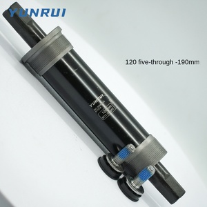 Axe <span class=keywords><strong>de</strong></span> <span class=keywords><strong>motoneige</strong></span> en acier authentique/YUNRUI, trou carré 120, roulement étanche universel, accessoires pour vélo électrique, tige d'axe - Product Image 2