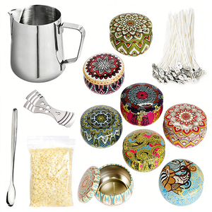 Set de Regalo de Velas Aromáticas para el Hogar, Empaque de Lujo en Frascos, Cera de Soya Aromática, Colección de Productos de Boutique - Product Image 1