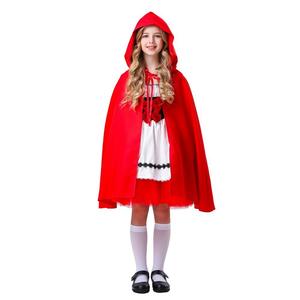 Disfraz Clásico <span class=keywords><strong>de</strong></span> <span class=keywords><strong>Caperucita</strong></span> Roja para Niñas - Vestido con Capa Roja y Cesta para Representaciones Teatrales <span class=keywords><strong>de</strong></span> Cuentos <span class=keywords><strong>de</strong></span> Hadas y Halloween - Product Image 2