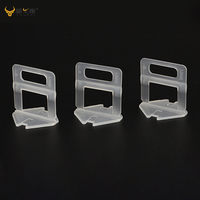 Niveleur de sol en porcelaine 1,5 mm, système de nivellement des carreaux, clips d'espacement pour carreaux entre les murs, matériau PP, auto-nivelant