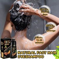 Teinture capillaire liquide semi-permanente pour usage domestique, crème 3 en 1, cheveux gris, ingrédients à base de plantes, couleur naturelle longue durée, qualité cosmétique