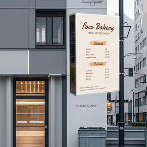 Boîte à lumière solaire avec cadre en aluminium, design décoratif mural pour bureau <span class=keywords><strong>immobilier</strong></span> et devanture de magasin - Product Image 1