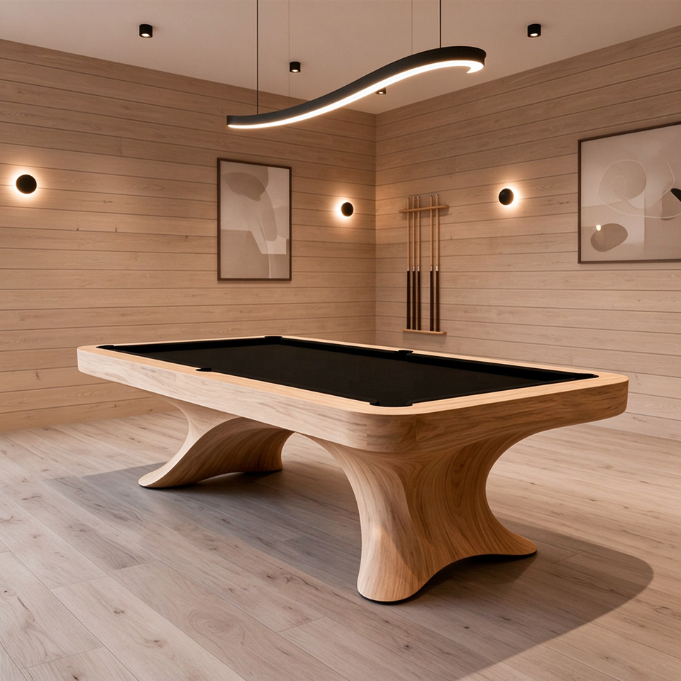 New Popular Customizable Indoor 9ft 8ft 7ft Billiards Drop Pockets ...