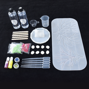 Kit di <span class=keywords><strong>Resina</strong></span> <span class=keywords><strong>Epossidica</strong></span> Non Tossica e Indurente per Principianti, Set per Stampi in Silicone Fai-da-Te per Colata di <span class=keywords><strong>Resina</strong></span> <span class=keywords><strong>Epossidica</strong></span> - Product Image 1