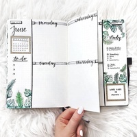 Planner Bulk Wholesale Personalized A5 Bullet Hardcover Journal Weekly Spread Planner Printing Without Bleeding Through With Laying Flat