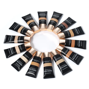 Label pribadi 18 warna Vegan tahan air Matte tahan lama Alas Bedak Cair cakupan penuh - Product Image 6