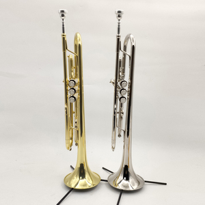 Trompeta Profesional en Si Bemol para Principiantes, Detalles para <span class=keywords><strong>Instrumentos</strong></span> <span class=keywords><strong>Musicales</strong></span> <span class=keywords><strong>de</strong></span> <span class=keywords><strong>Banda</strong></span>, <span class=keywords><strong>Instrumentos</strong></span> <span class=keywords><strong>de</strong></span> Viento <span class=keywords><strong>de</strong></span> Latón - Product Image 6