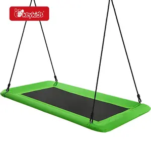 Lớn vải không thấm nước trẻ em trẻ em nền tảng Swing với dây thừng điều chỉnh w01d294