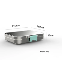 Boîte à lunch bento en acier inoxydable SS304 écologique à compartiments pour enfants, chauffable, anti-fuite, compatible micro-ondes, 800 ml, pour une fraîcheur optimale