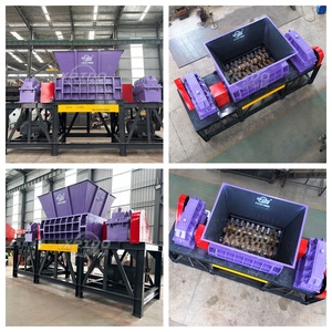 Rdf nặng đơn đôi trục chất thải Shredder chất thải đô thị Shredder da vải phế liệu quần áo Shredder - Product Image 6