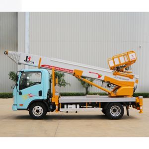 JIUHE Camión de Transporte con Escalera Hidráulica Personalizada con Control Remoto, Camión Elevador con Cesta de Carga de 400 kg - Product Image 3