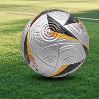 Ballon de football de dernière génération, fabrication directe d'usine, logo personnalisé OEM, taille 5, pour entraînement et matchs en extérieur et en intérieur, durable.