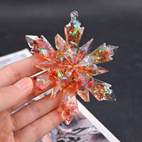 Moules à flocons de neige géants en résine et silicone, 4 pièces, pour décorations de Noël et décorations d'hiver, fabrication chinoise, vente chaude