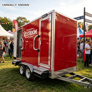 Fully Equipped Durable Mobile Restroom Luxury Portable DOT VIN Event Toilet <b>Trailer</b> - Product Image 1