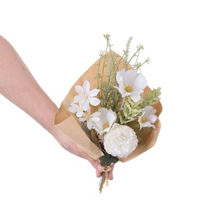 Fleurs artificielles Mutsuki Lu Lian en tissu tissé plastique pour décoration de mariage et de maison CF01391 - Product Image 5