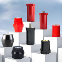 Colonne isolante hexagonale rouge de type vis JYZ, diamètre SB16 avec isolateur à tige, en résine époxy pour nouvelle énergie, vente en gros usine Chine