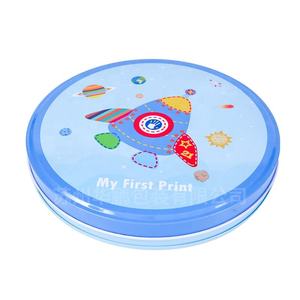 Bán buôn tùy chỉnh mỏng phẳng tròn tinplate hộp kim loại để đóng gói cookie có sẵn trong các kích cỡ khác nhau - Product Image 5